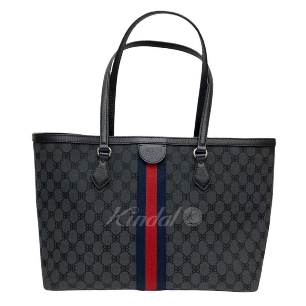 BALENCIAGA x GUCCI The Hacker Project Tote Bag Black - Picture 2 of 6